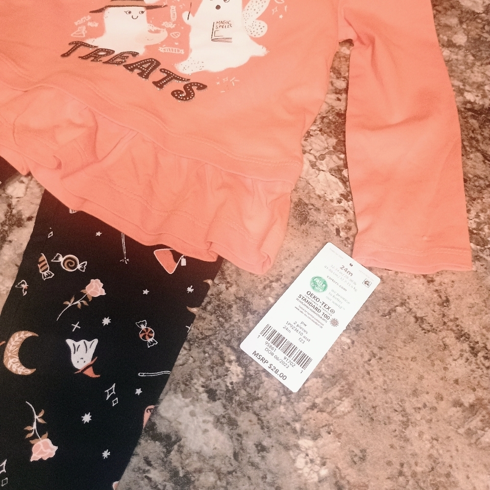 Halloween Two-piece Outfit Size 2T New With Tags - Picture 3 of 9